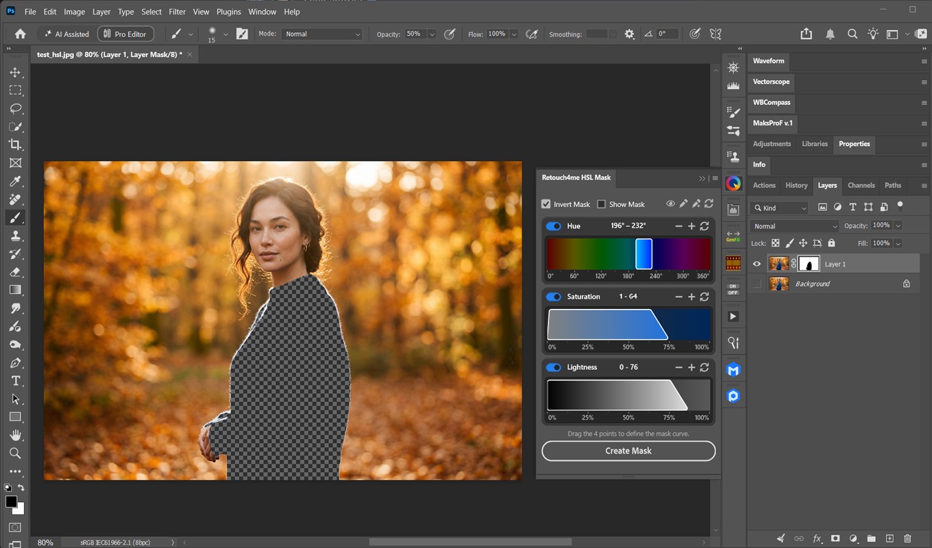 Photoshop HSL Masking Panel logo